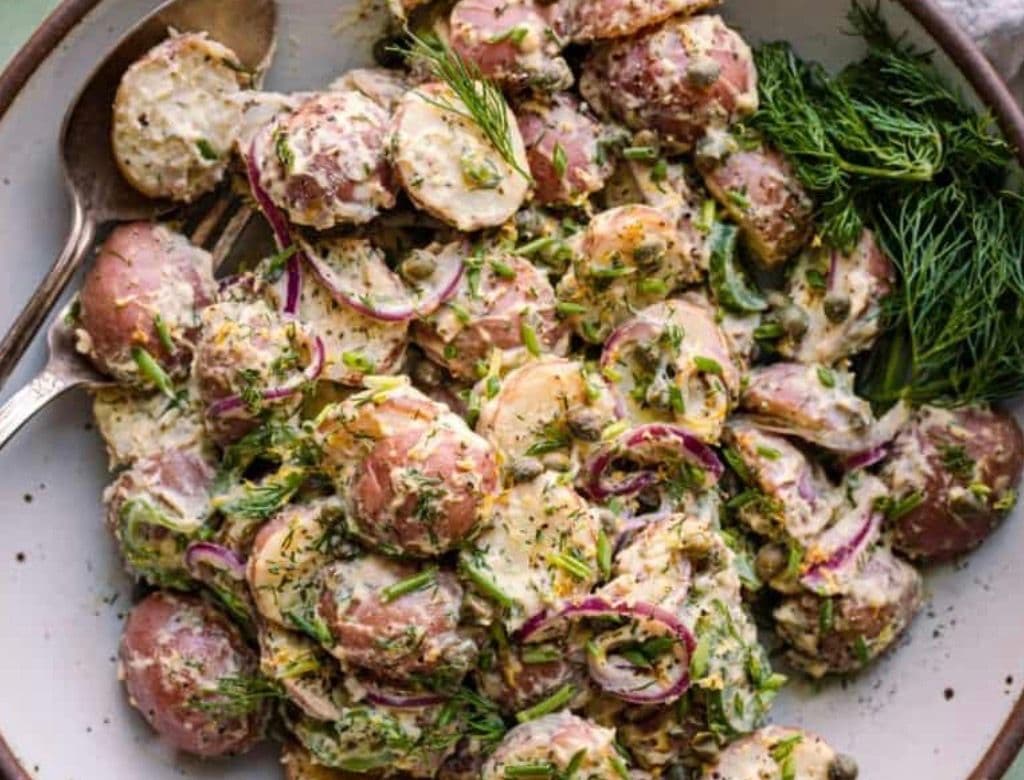 Light Creamy Potato Salad