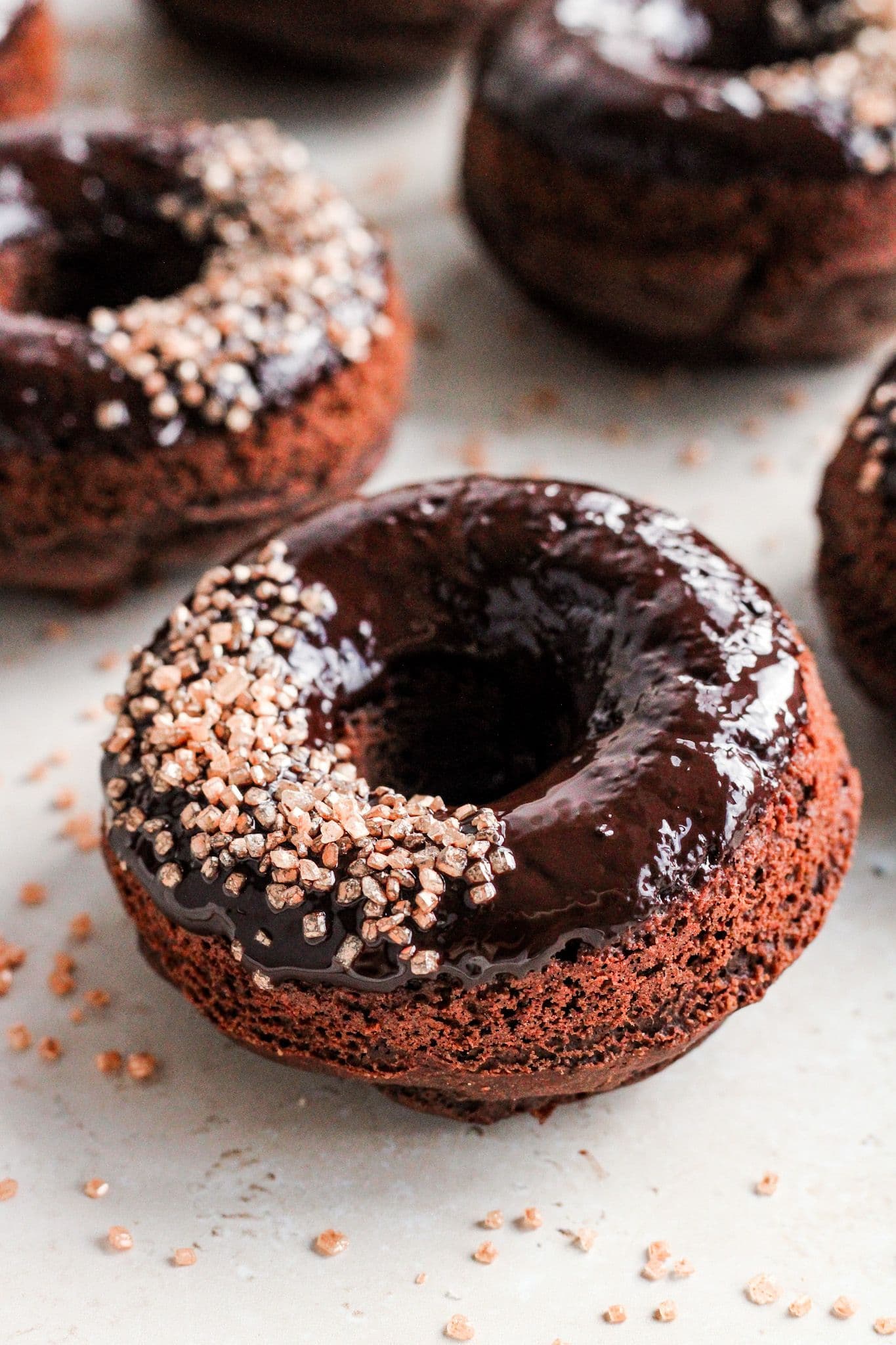 Chai hot chocolate doughnuts