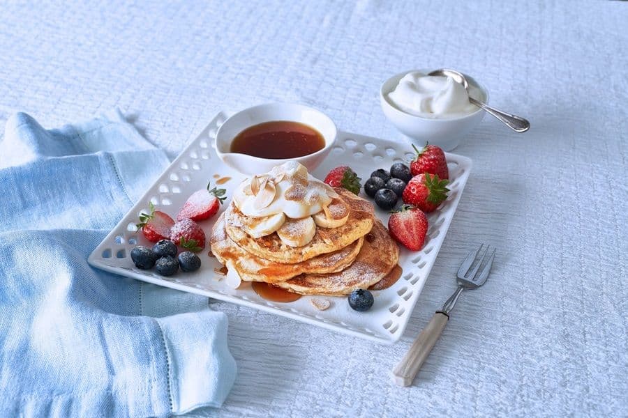 Pancakes with cinammon and nutmeg