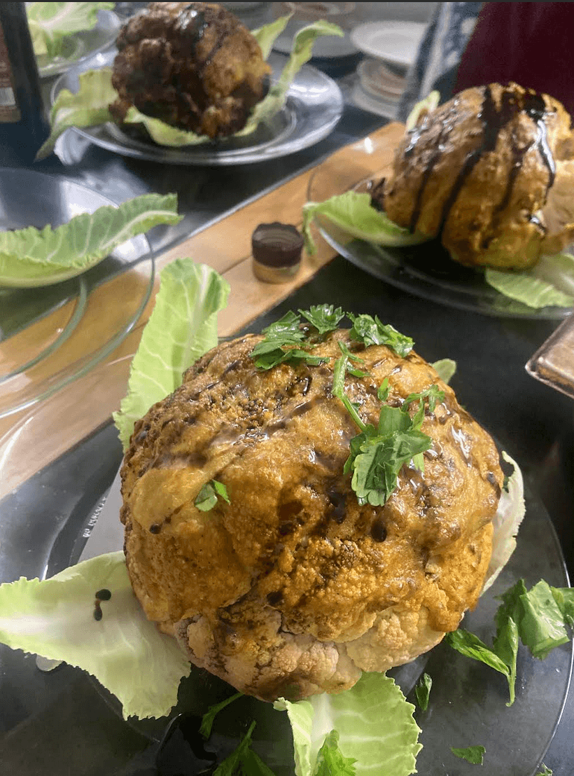 Spiced Whole-Baked Cauliflower