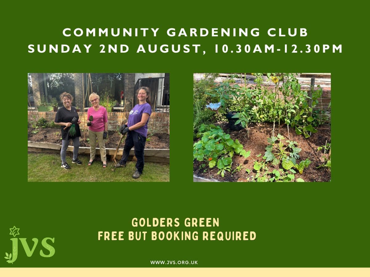 Community gardening club 2nd August