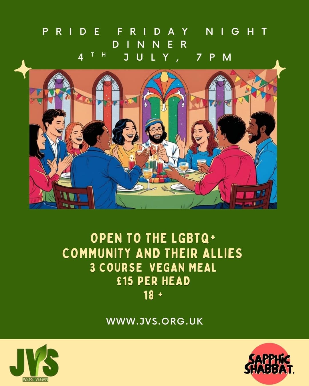 Pride Friday Night Dinner: 4th July