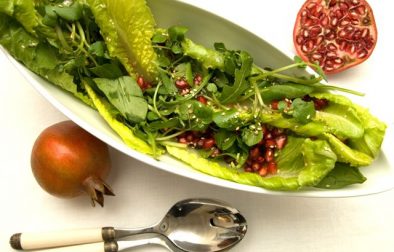 JVS image - Rosh Hashanah - Pomegranate , Watercress and Chicory Salad