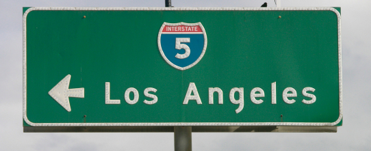 JVS image - Los Angeles road sign