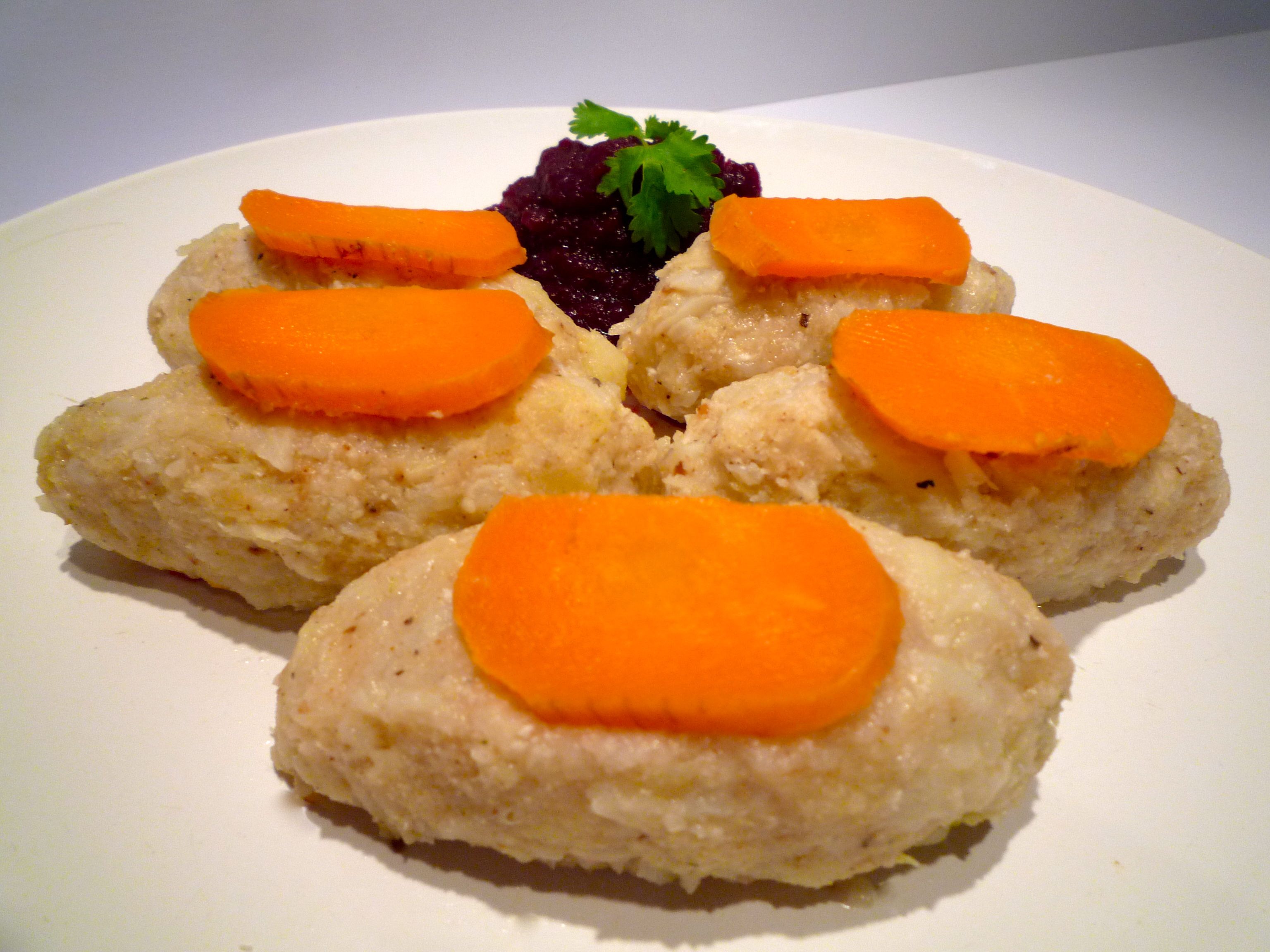 Vegan Gefilte Fish from the Jewish Vegetarian Society