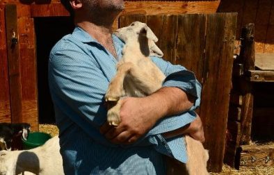 Rabbi Marc Soloway, whose congregation in Boulder, Colorado, has set up an urban goat co-operative called Beit Izim. Photo: Twitter