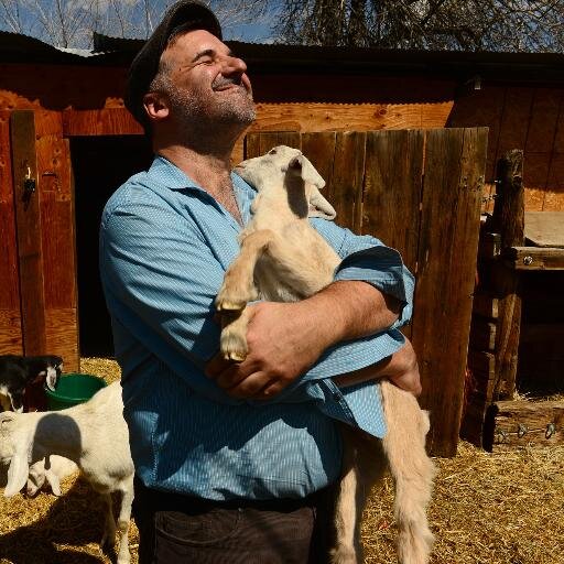 Rabbi Marc Soloway, whose congregation in Boulder, Colorado, has set up an urban goat co-operative called Beit Izim. Photo: Twitter