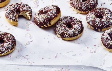 Chocolate-Glazed Doughnuts_p262