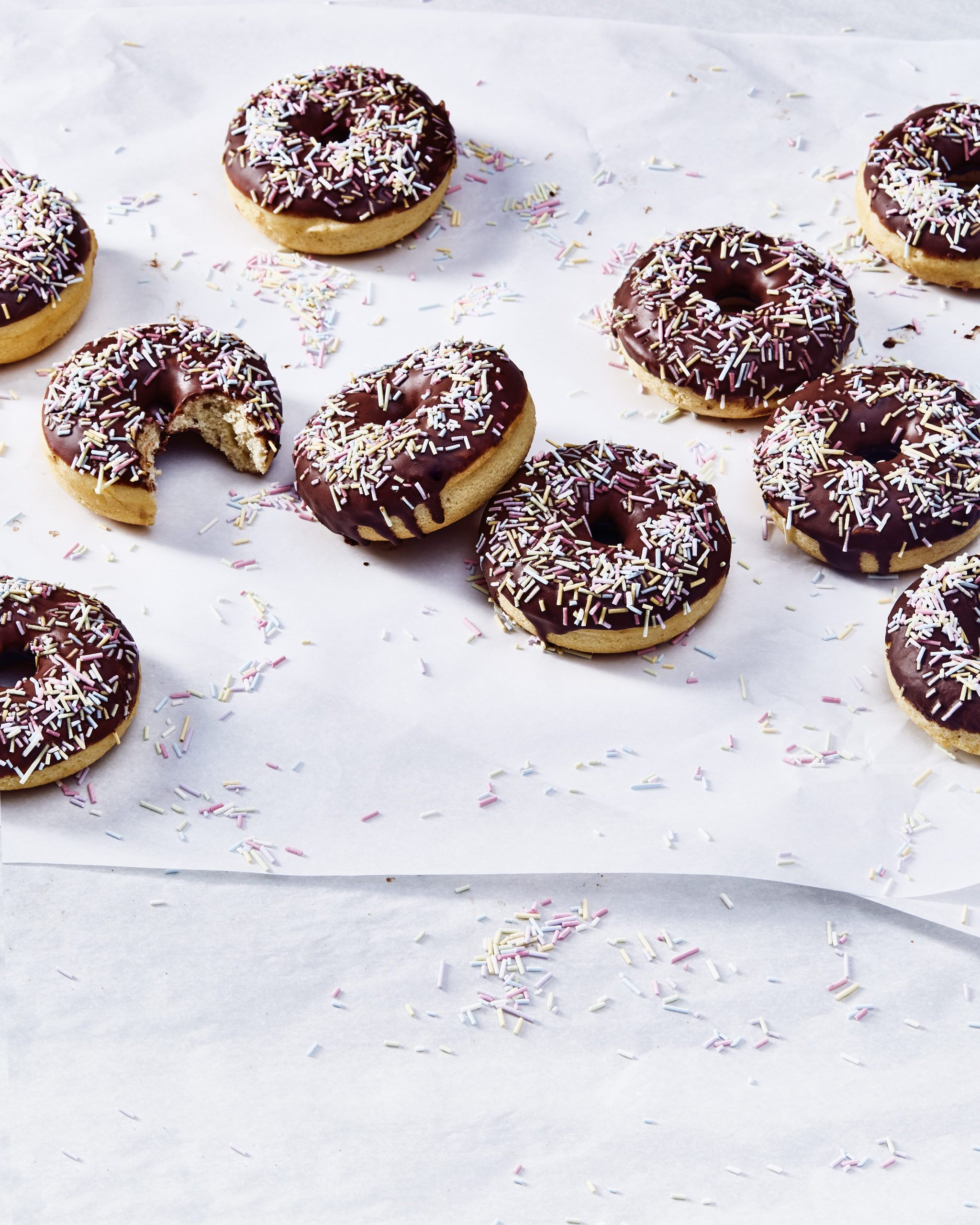 Chocolate-Glazed Doughnuts_p262