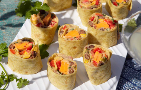 mexican veggie roll-up