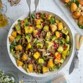 Quinoa Salad with Avocado, Mango and Pomegranate