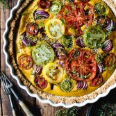 TURMERIC, THYME & TOMATO WITH RED ONION VEGAN QUICHE - Joanne Wood - 1MB