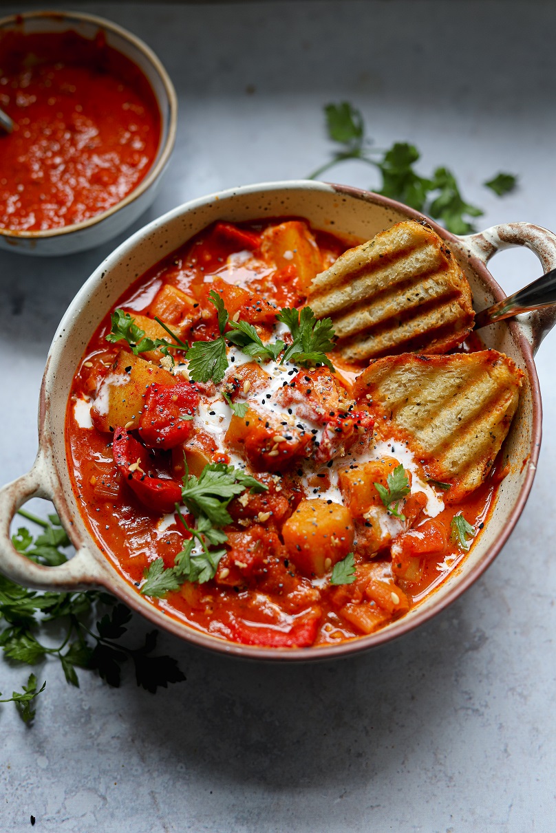 Winter Veg Stew with Leeks & Harissa small